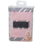 Wholesale - PINK QUICK DRY HAIR TURBAN/TOWEL C/P 72, UPC: 769898973727